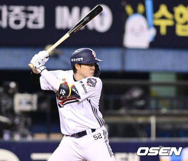 [OSEN=조은정 기자] 두산 박준순. 2026.04.07 / cej@osen.co.kr