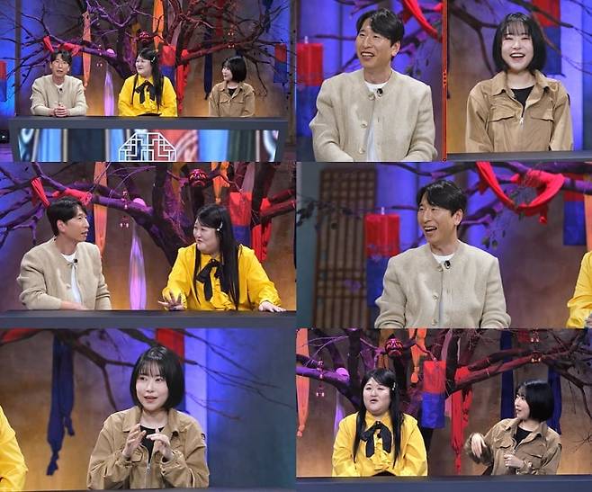 SBS Plus ‘신빨토크쇼 귀묘한 이야기2’ 17회에서는 ‘자손’을 주제로 코미디언 양상국, 이세영이 출연해 궁금했던 부분을 풀어보는 시간을 갖는다. / 사진 제공 = SBS Plus ‘신빨토크쇼 귀묘한 이야기2’