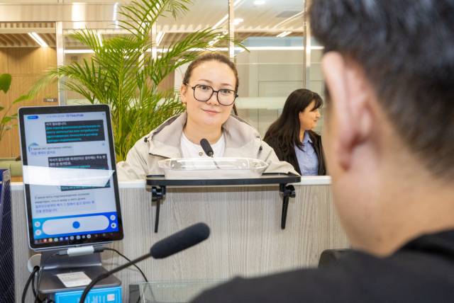 대구 달성군 논공읍 공단출장소 민원실에 도입된