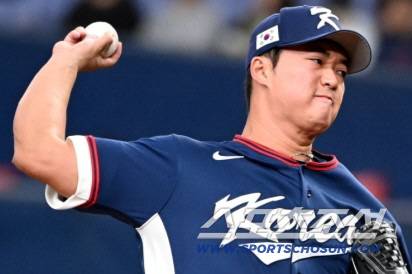 3일 일본 오사카 교세라돔에서 열린 WBC(월드베이스볼클래식) 한국과 오릭스 버팔로스의 경기. 4회말 고우석이 역투하고 있다. 오사카(일본)=허상욱 기자wook@sportschosun.com/2026.03.03/