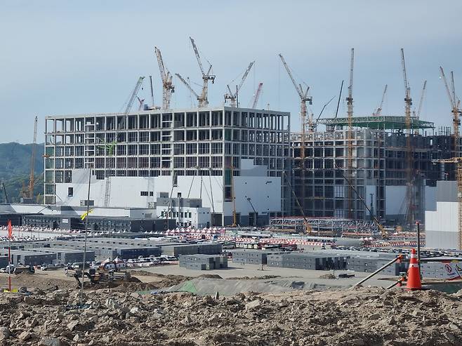 경기 용인시 처인구 원삼면 SK하이닉스 반도체 클러스터 일반산업단지 전경. /김양혁 기자