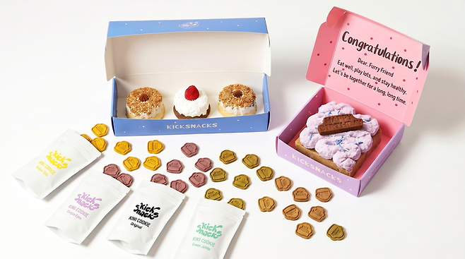 프리미엄 펫 디저트 브랜드 '킥스낵스'