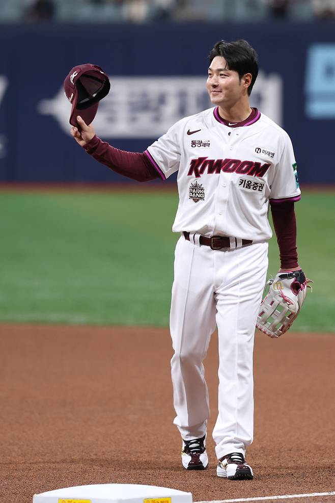 26일 특별 엔트리에 등록돼 경기에 출전한 박병호. 키움 제공