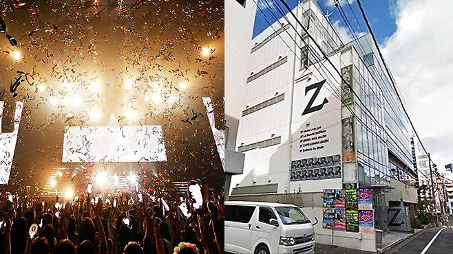 박수가 멈춘 자리에 구축한 현실적 기지. 시부야를 마비시켰던 카퍼레이드 현장의 환호(왼쪽)는 이제 매달 입금되는 월세라는 물리적 실체(오른쪽)로 변모해 그의 삶을 지탱한다. 트리제이컴퍼니·구글 지도 캡처