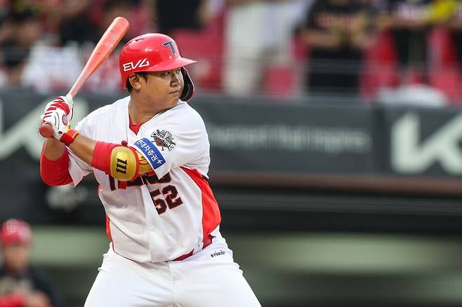 ▲ 올 시즌 1군 개막을 앞두고 진행된 2군 2경기 출전 후 부상으로 이탈한 황대인 ⓒKIA타이거즈