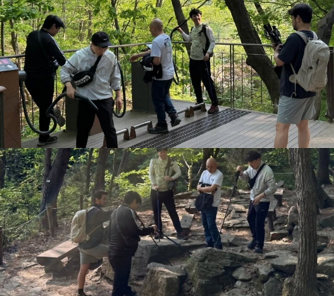 ▲ 웹툰작가 주호민과 침착맨이 여전히 절친한 모습을 보여 눈길을 끌었다. 출처|단군 인스타그램