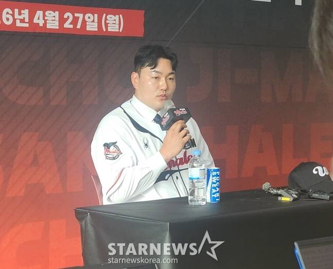 최지만. /사진=박수진 기자