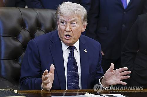 도널드 트럼프 미국 대통령 [UPI 연합뉴스 자료사진. 재판매 및 DB 금지]