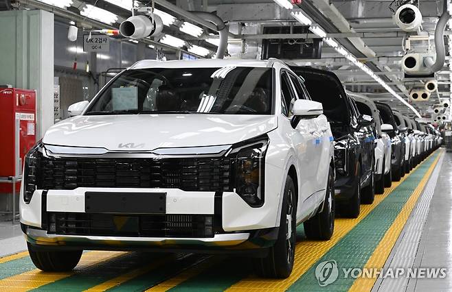 기아 오토랜드 광주 제2공장 조립 라인 [기아 오토랜드 광주 제공]
