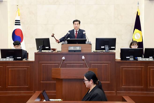밀양시의회 제272회 임시회 모습 [밀양시의회 제공. 재판매 및 DB 금지]