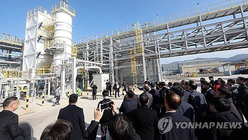 창원 액화수소플랜트 전경 [연합뉴스 자료사진]