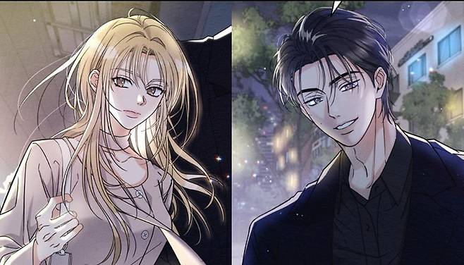 경북콘텐츠코리아랩의 ‘콘텐츠 UP 지원사업’ 선정작인 김순돌 작가의 웹툰 ‘빚, 나는 연인’./경북도 제공