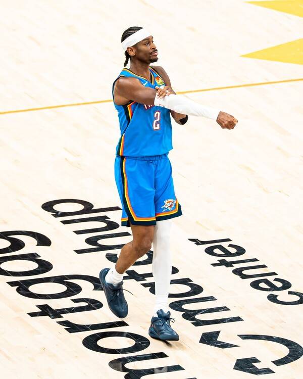 SGA의 놀라운 활약(사진=오클라호마시티 썬더 SNS)