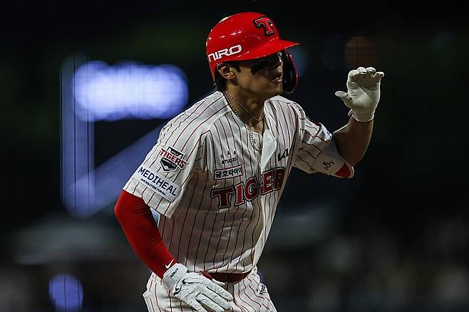 투런홈런을 터뜨린 KIA 김도영. KIA구단 제공