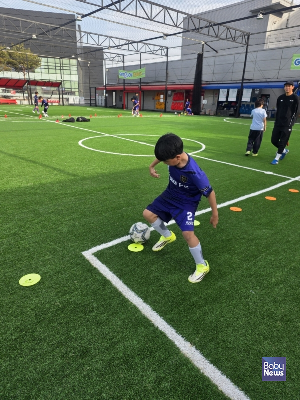 동대문구 드림스타트 축구 교실. ⓒ동대문구
