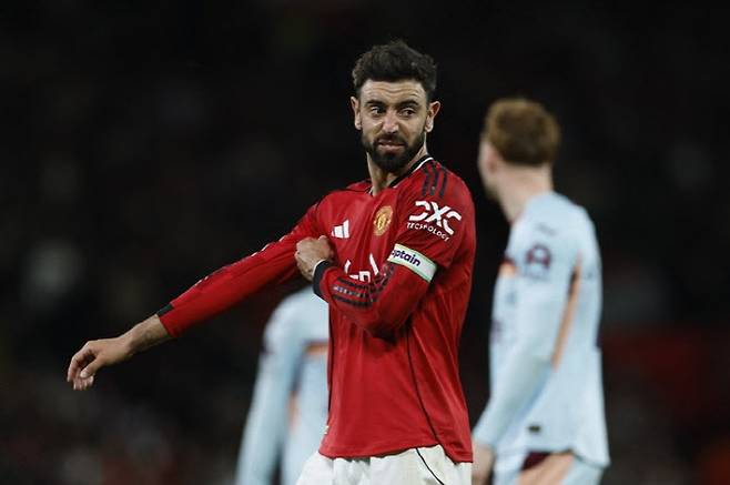 올 시즌 리그 19번째 어시스트를 기록한 맨체스터 유나이티드 브루노 페르난데스. 사진=AFPBBNews