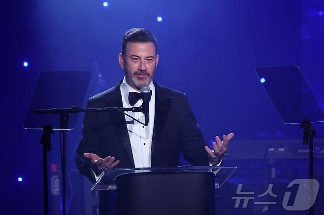 미국 유명 방송 진행자이자 코미디언 지미 키멀. 2025.02.01.<자료사진> ⓒ AFP=뉴스1