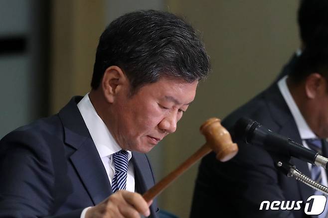 정몽규 대한축구협회 회장2023.3.31 ⓒ 뉴스1 이승배 기자