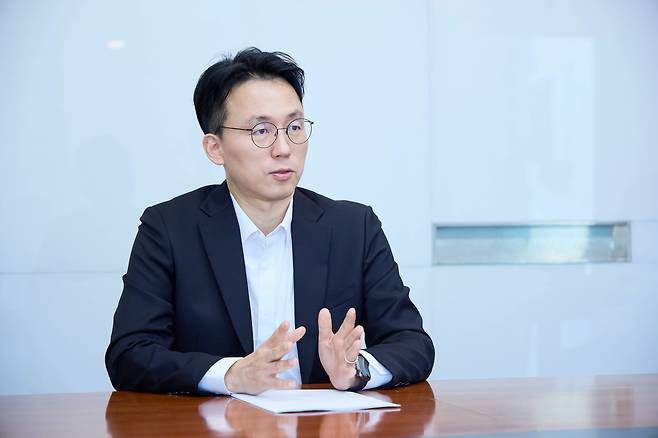 조익환 SK텔레콤 피지컬AI 본부장이 이달 3일 서울 중구 SK텔레콤 본사에서 본지와 인터뷰를 갖고 있다./SK텔레콤 제공