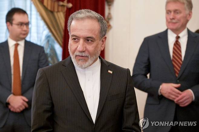 러시아 찾은 아바스 아라그치 이란 외무부 장관. 사진=연합뉴스