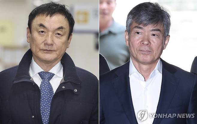 권오수 전 도이치모터스 회장(왼쪽)과 이종호 전 블랙펄인베스트 대표 [연합뉴스 자료사진]