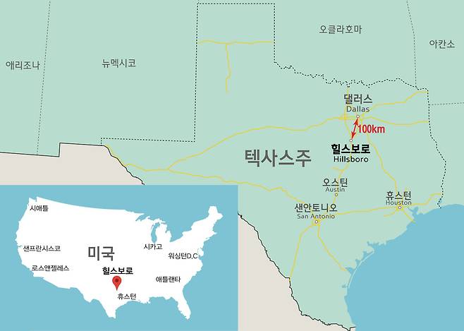 '힐스보로 태양광 발전소' 사업지 위치.(사진제공=현대엔지니어링)
