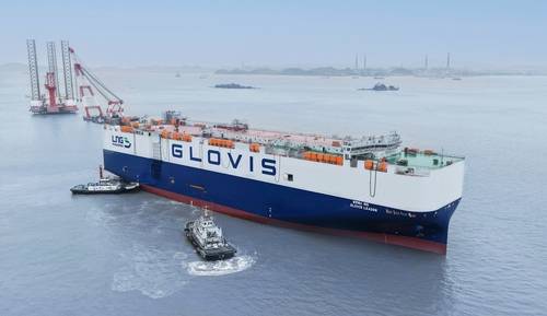 현대글로비스의 1만800대적 자동차선 'Glovis Leader(글로비스 리더)' 호[출처: 현대글로비스]