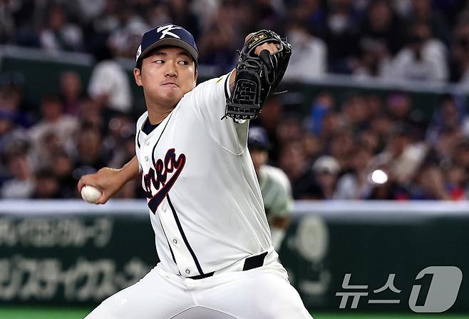 2026 WBC에 출전한 투수 고우석. 2026.3.8 ⓒ 뉴스1 구윤성 기자