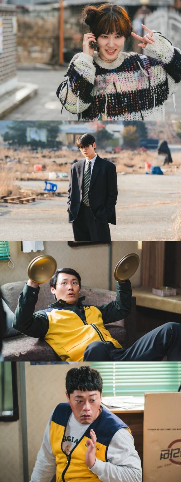 배우 박은빈 차은우 최대훈 임성재(위부터)의 넷플릭스 오리지널 시리즈 '원더풀스' 속 모습이 공개됐다. /넷플릭스