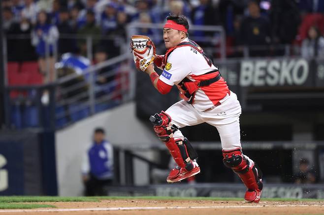 KIA를 대표하는 베테랑 포수 자원인 김태군. KIA 제공