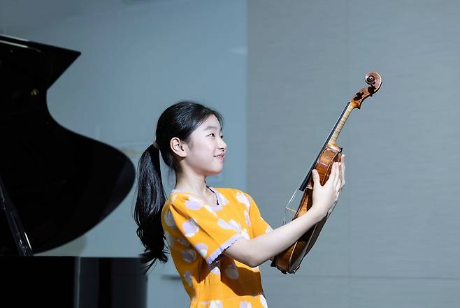 바이올리니스트 김연아. 권혁재 사진전문기자