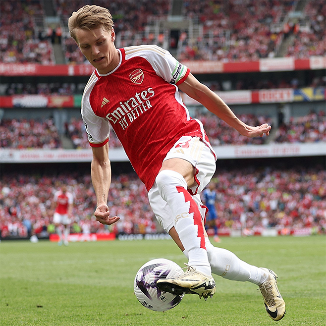 아스널 주장 마르틴 외데고르. 사진=AFP=연합뉴스 제공