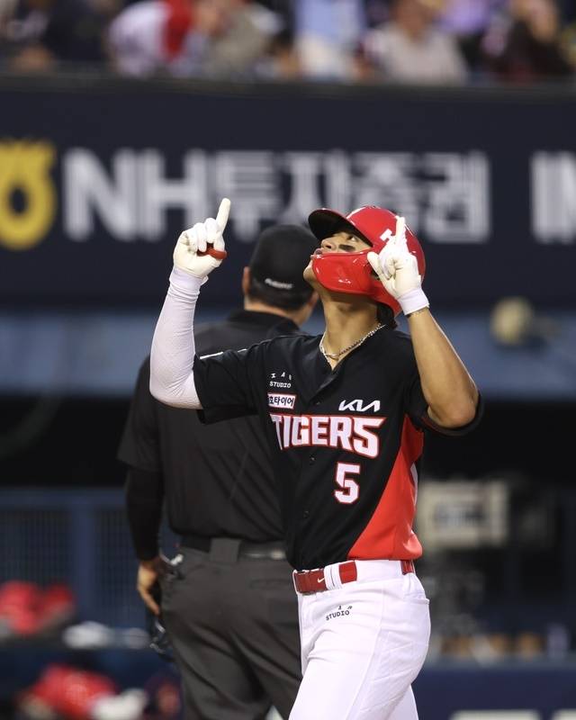 김도영은 29일 NC전에서 시즌 10호포를 쏘아올렸다. 사진=KIA 제공