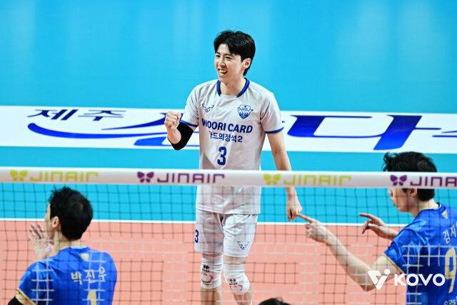 오재성은 '가족' 우리카드와 함께 우승을 하고 싶다./KOVO