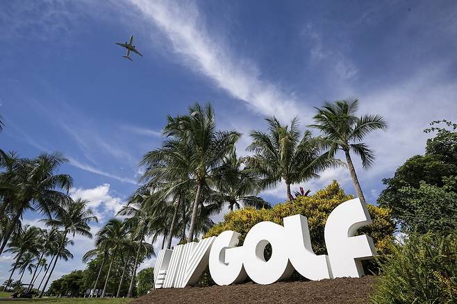 LIV 골프 로고. AP연합뉴스