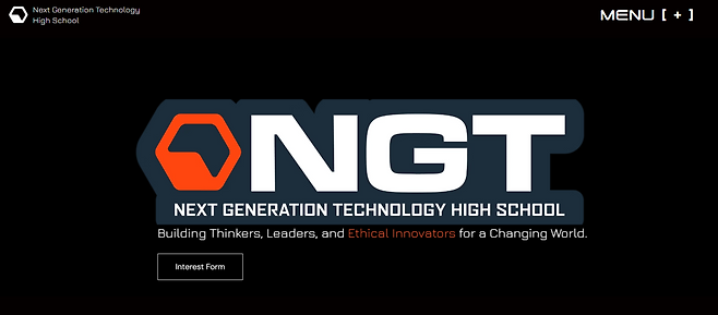 뉴욕시에 개교 예정이던 넥스트 제너레이션 테크놀로지(NGT) 고등학교 홈페이지 캡처