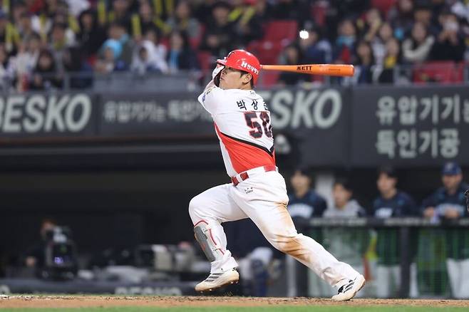 ▲ 퓨처스리그 타격 1위를 달리며 KIA의 콜업 명단에서 높은 순위에 위치해 있는 박상준 ⓒKIA타이거즈