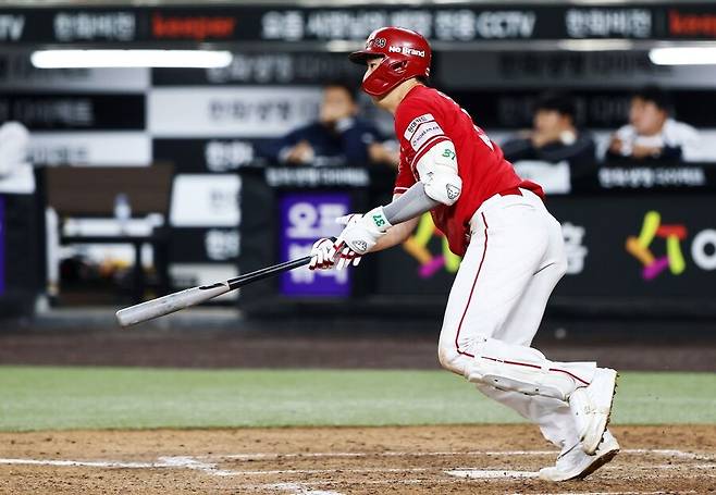 ▲ 4타점을 기록한 오태곤 ⓒSSG랜더스