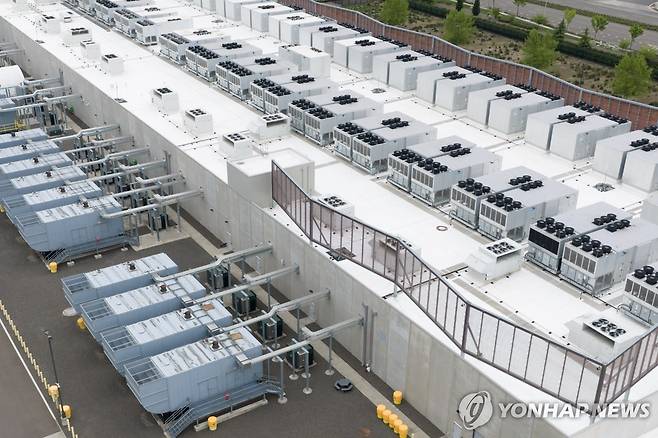 미 오리건주 힐스버러에 건설된 데이터센터 [AP 연합뉴스 자료사진. 재판매 및 DB 금지]