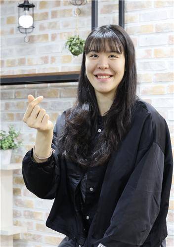 인터뷰하는 박지수 (서울=연합뉴스) 최재구 기자 = 여자프로농구 청주 KB의 주장 박지수가 29일 서울 종로구 연합뉴스 사옥에서 인터뷰하고 있다. 2026.4.29