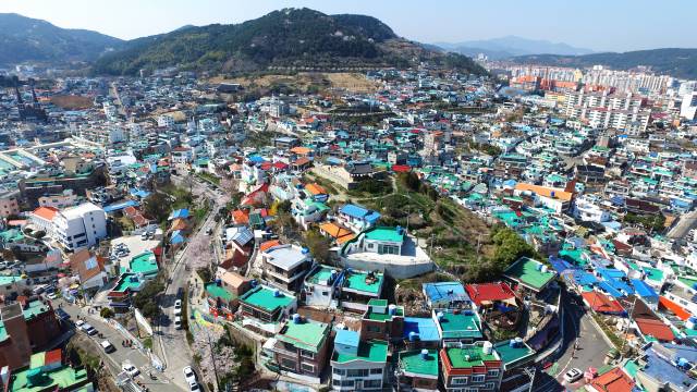 동피랑 벽화마을. 통영시 제공
