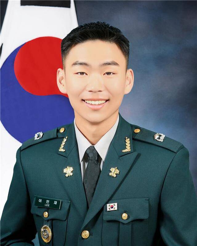 이민재 중위. 경운대 제공