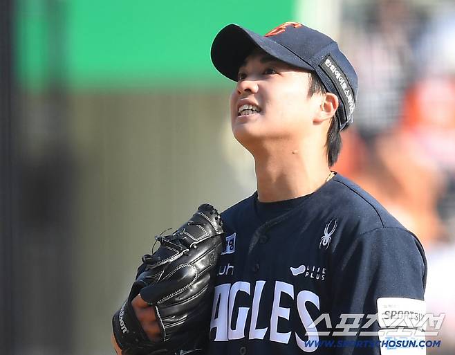 한화 아시아쿼터 투수 왕옌청. 스포츠조선DB