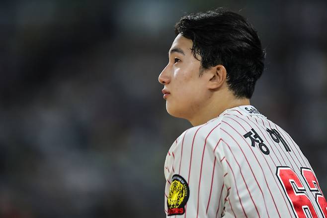 29일 창원 NC전에서 2이닝 무실점 쾌투로 승리 투수가 된 정해영. KIA 제공