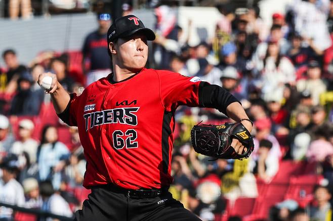 올 시즌 초반 부진 탓에 2군까지 다녀온 정해영. KIA 제공