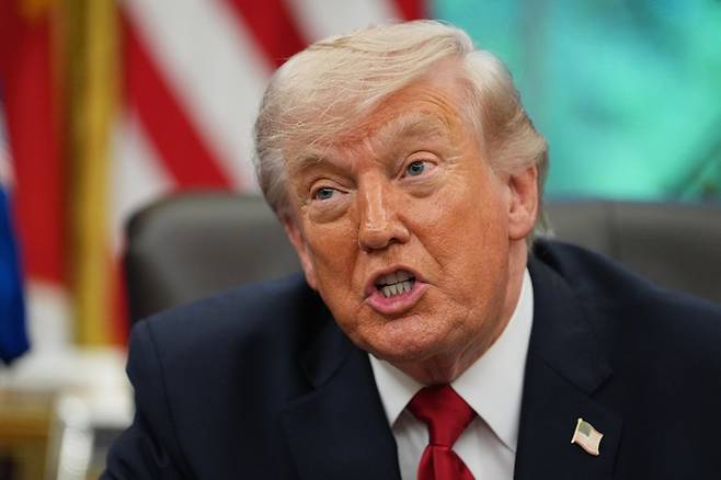 도널드 트럼프 미국 대통령. AP 연합뉴스