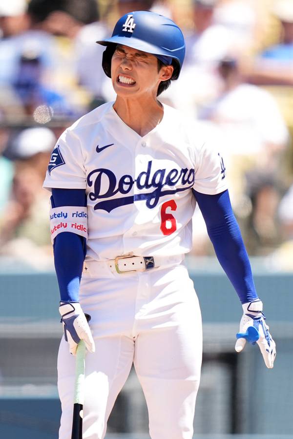 김혜성은 1안타 1볼넷 기록했으나 득점을 올리지는 못했다. 사진= AP= 연합뉴스 제공