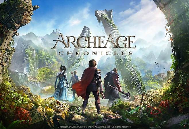 카카오게임즈 대작 온라인 액션 RPG ‘아키에이지 크로니클’ 메인 이미지 [카카오게임즈 제공]