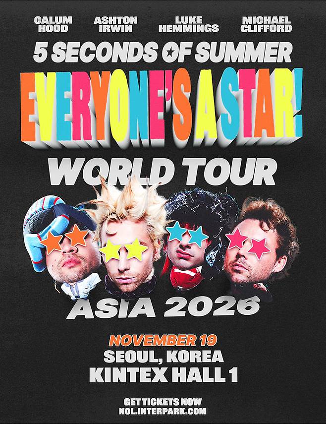 [서울=뉴시스] 5 세컨즈 오브 서머(5SOS; 5 Seconds of Summer). (사진 = 엑세스엑스 제공) 2026.04.30. photo@newsis.com *재판매 및 DB 금지