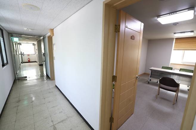 1980년대 지어진 기숙사를 개조해 만든 면접 공간. 인사혁신처 제공